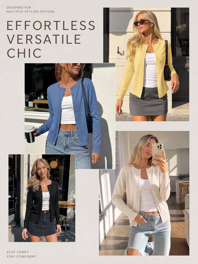 Women'S Lightweight Knit Cardigan
